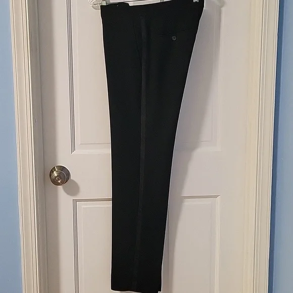 J. Ferrar Black Slim Tuxedo Style Dress Pants 30 X 32 - Picture 8 of 12